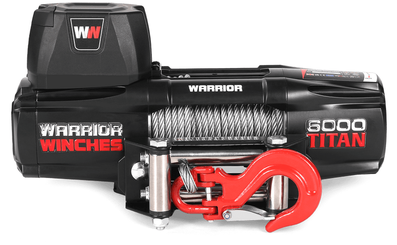 Load image into Gallery viewer, Titan 6,000lb 12v Electric Winch - Steel Rope
