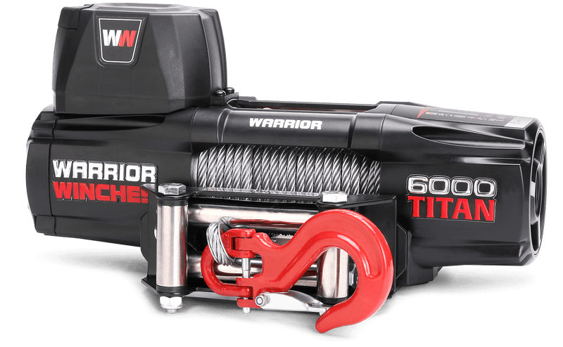 Load image into Gallery viewer, Titan 6,000lb 12v Electric Winch - Steel Rope
