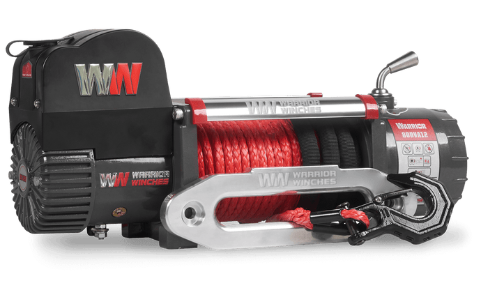 Samurai 8,000lb 12v Electric Winch - Synthetic Rope