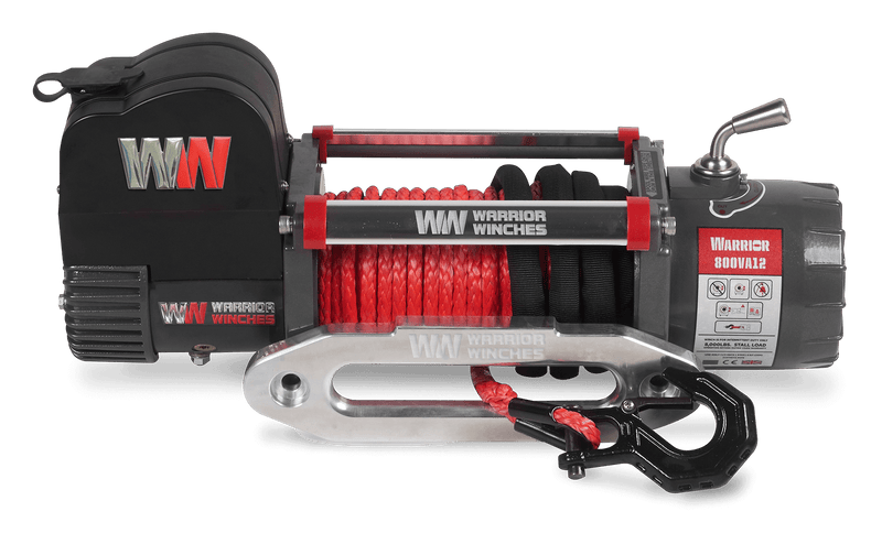 Load image into Gallery viewer, Samurai 8,000lb 12v Electric Winch - Synthetic Rope
