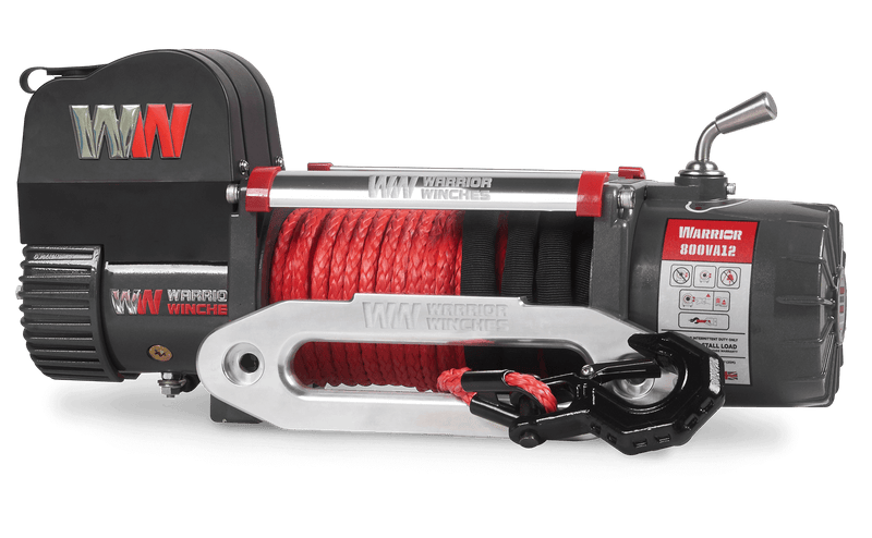 Load image into Gallery viewer, Samurai 8,000lb 12v Electric Winch - Synthetic Rope
