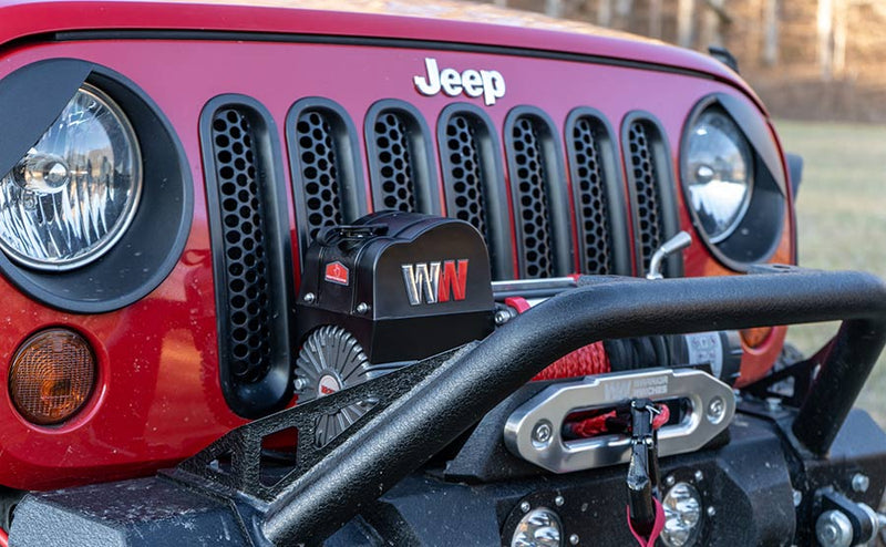 Load image into Gallery viewer, Samurai 8,000lb 12v Electric Winch - Synthetic Rope
