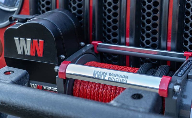 Load image into Gallery viewer, Samurai 8,000lb 12v Electric Winch - Synthetic Rope
