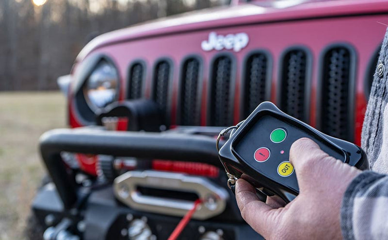 Load image into Gallery viewer, Samurai 8,000lb 12v Electric Winch - Synthetic Rope

