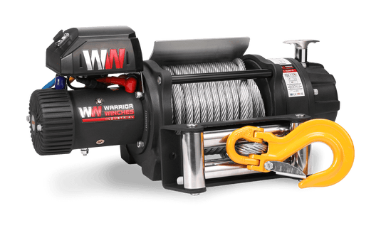 T1000 22,000lb Severe Duty 12v Electric Winch - Steel Rope