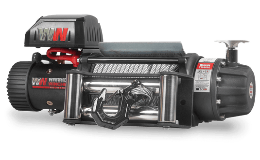 T1000 14,500lb Severe Duty 12v Electric Winch - Steel Rope