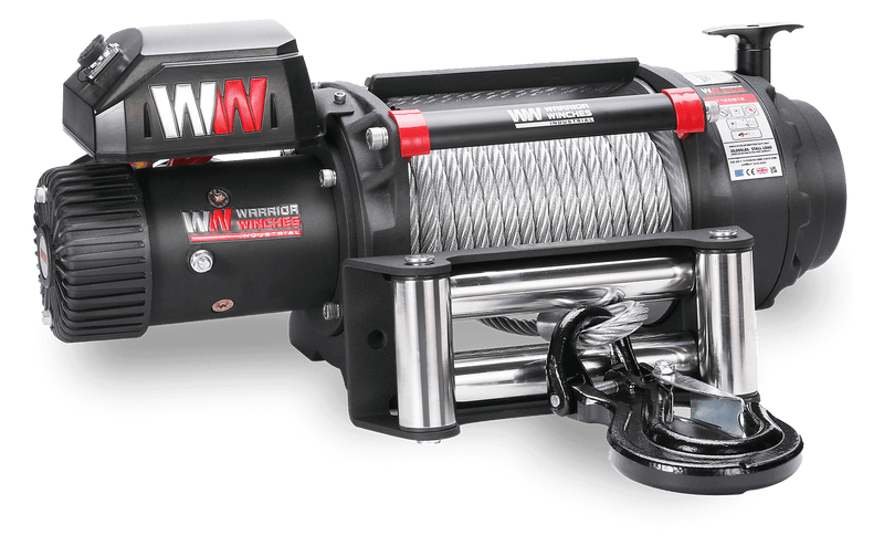 Load image into Gallery viewer, T1000 20,000lb Severe Duty 12v Electric Winch - Steel Rope
