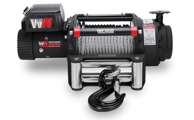Load image into Gallery viewer, T1000 20,000lb Severe Duty 12v Electric Winch - Steel Rope
