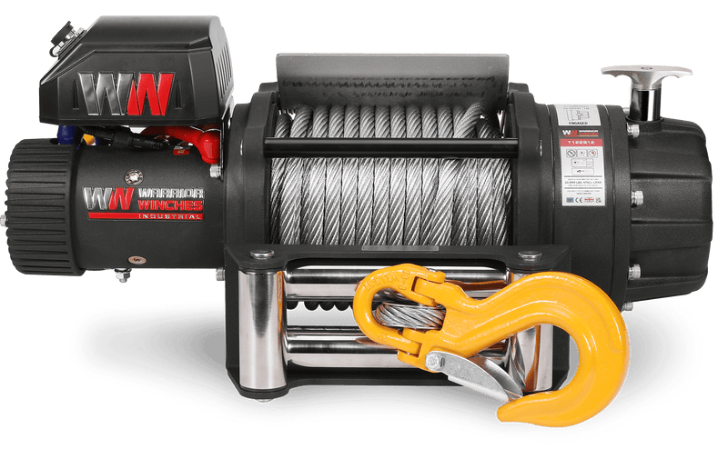 Load image into Gallery viewer, T1000 22,000lb Severe Duty 12v Electric Winch - Steel Rope
