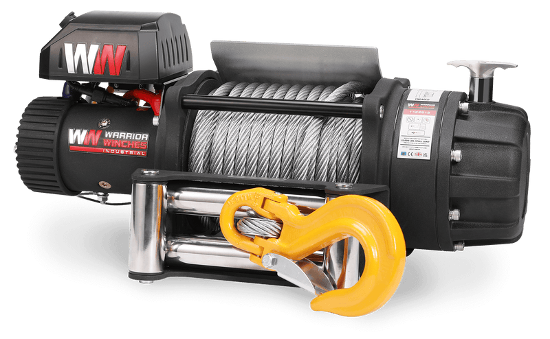Load image into Gallery viewer, T1000 22,000lb Severe Duty 12v Electric Winch - Steel Rope
