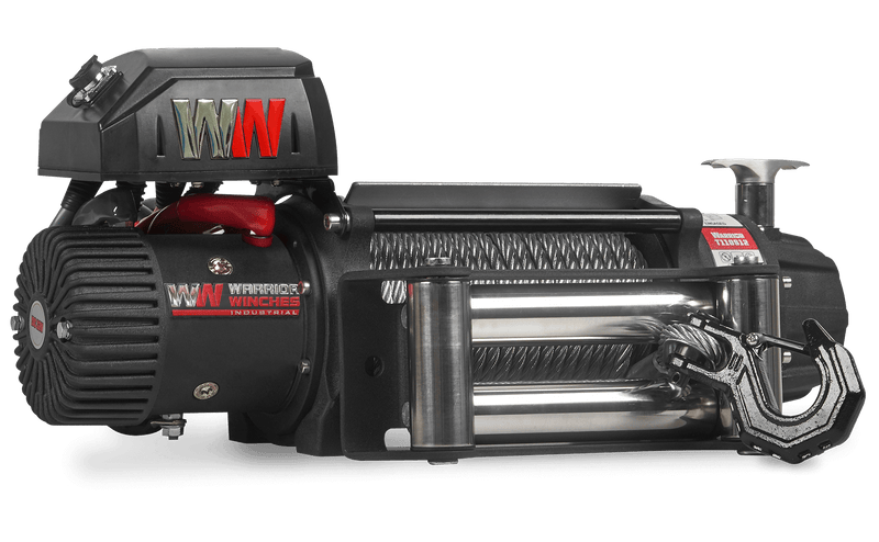 Load image into Gallery viewer, T1000 12,500lb Severe Duty 12v Electric Winch - Steel Rope
