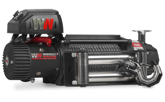 T1000 12,500lb Severe Duty 12v Electric Winch - Steel Rope
