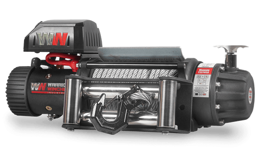 T1000 12,500lb Severe Duty 12v Electric Winch - Steel Rope
