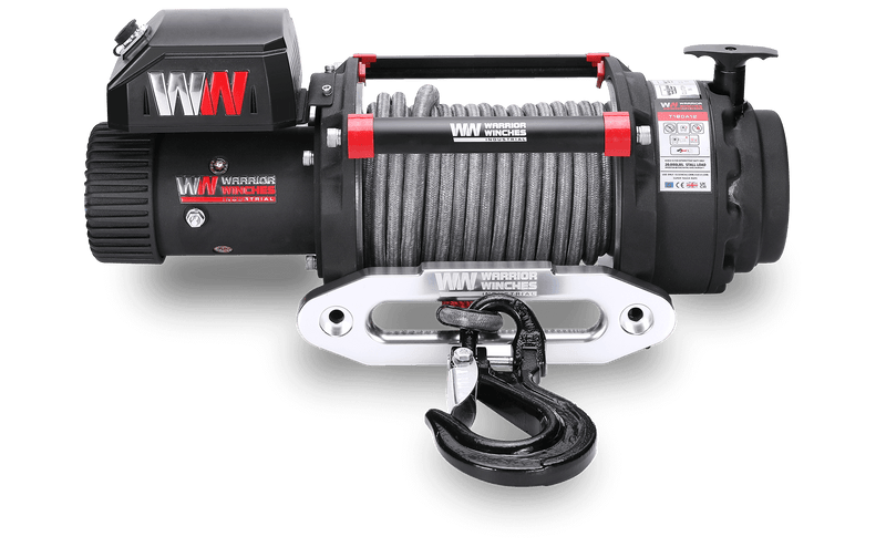 Load image into Gallery viewer, T1000 18,000lb Severe Duty 12v Electric Winch - Synthetic Rope

