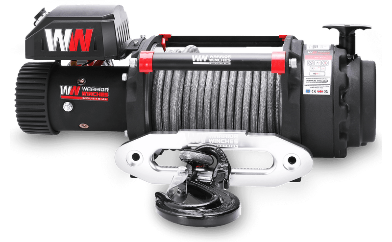 Load image into Gallery viewer, T1000 18,000lb Severe Duty 12v Electric Winch - Synthetic Rope

