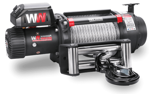 T1000 18,000lb Severe Duty 12v Electric Winch - Steel Rope