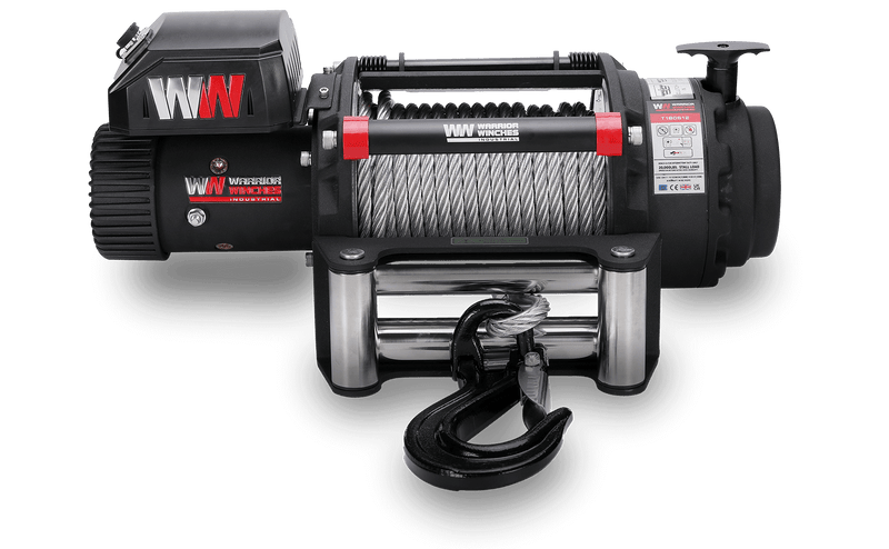 Load image into Gallery viewer, T1000 18,000lb Severe Duty 12v Electric Winch - Steel Rope
