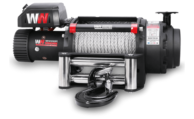 Load image into Gallery viewer, T1000 18,000lb Severe Duty 12v Electric Winch - Steel Rope
