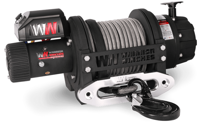 T1000 25,000lb Severe Duty 12v Electric Winch - Synthetic Rope