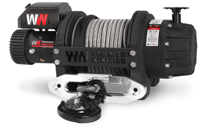 Load image into Gallery viewer, T1000 25,000lb Severe Duty 12v Electric Winch - Synthetic Rope
