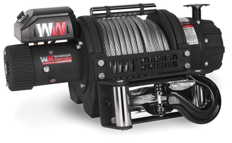 Load image into Gallery viewer, T1000 25,000lb Severe Duty 12v Electric Winch - Steel Rope
