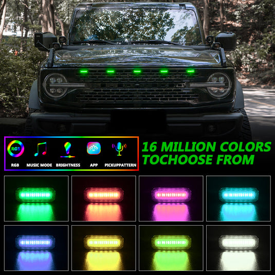 Prerunner RGB Grille Lights for Ford Bronco 21-25