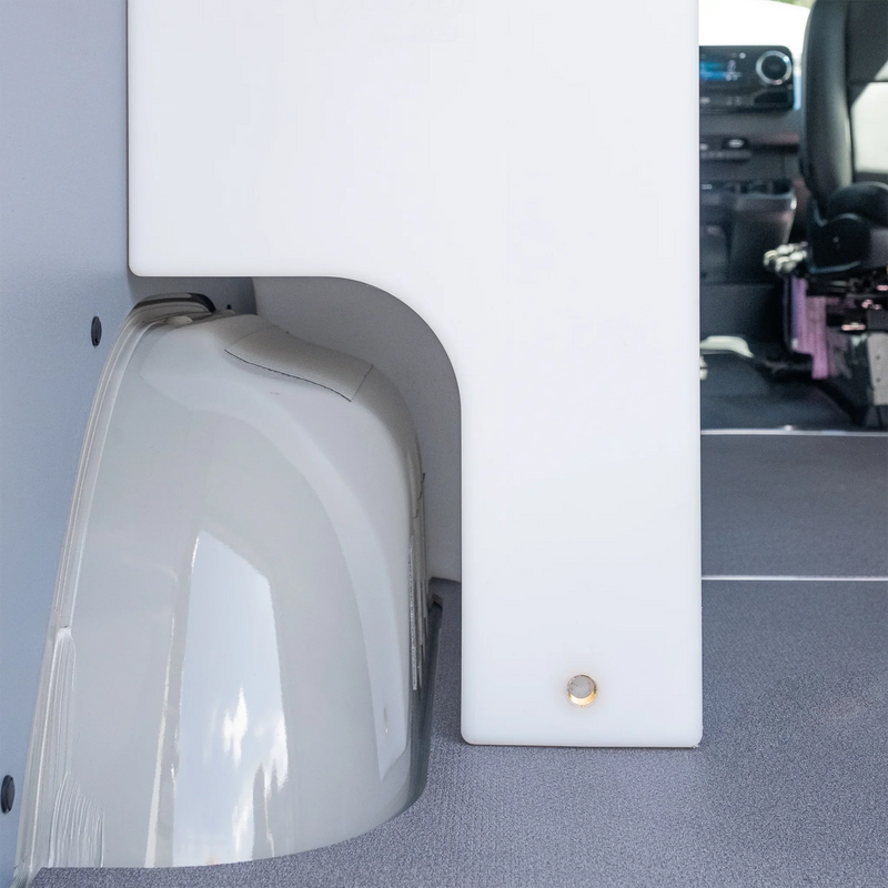 Load image into Gallery viewer, Wheel Well Fresh Water Tank – 59.4 Gal – Sprinter 144&quot; WB &amp; 170&quot; WB – Custom Van Schmiede
