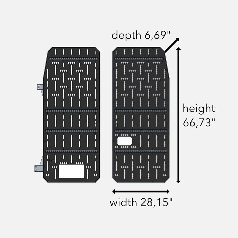 Load image into Gallery viewer, Rear Cargo Carrier – MB Sprinter VS30/ 907 (2019+ &amp; Revel)  – XBULL
