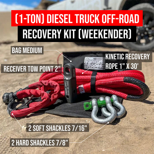 Yankum Ropes (1-Ton) Diesel Truck Off-Road Recovery Kit