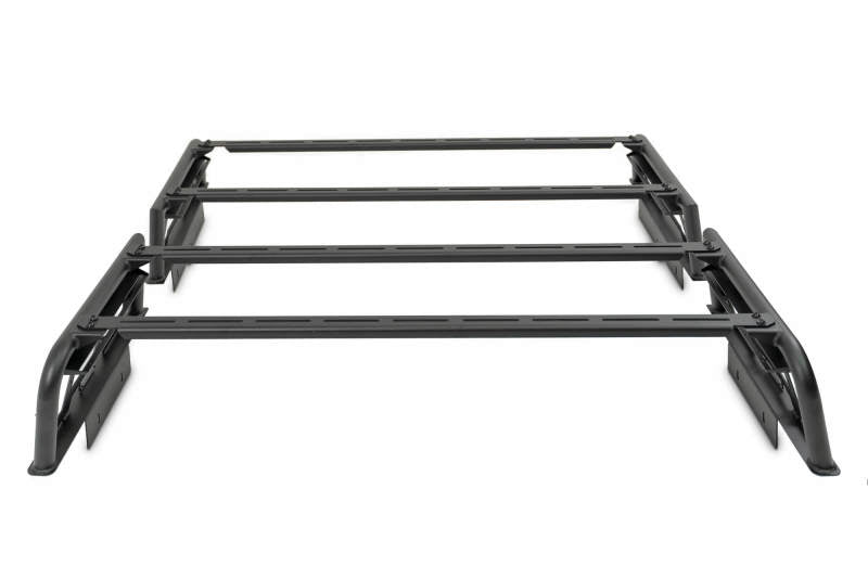 Load image into Gallery viewer, DV8 Offroad 07-23 Toyota Tundra / 09-23 Ford F150 Raptor MTO Series Bed Rack -  2pc Adj.
