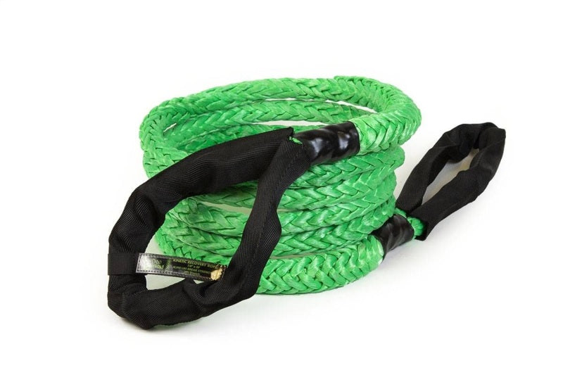 Load image into Gallery viewer, Voodoo Offroad 2.0 Santeria Series 7/8in x 20 ft Kinetic Recovery Rope with Rope Bag - Green
