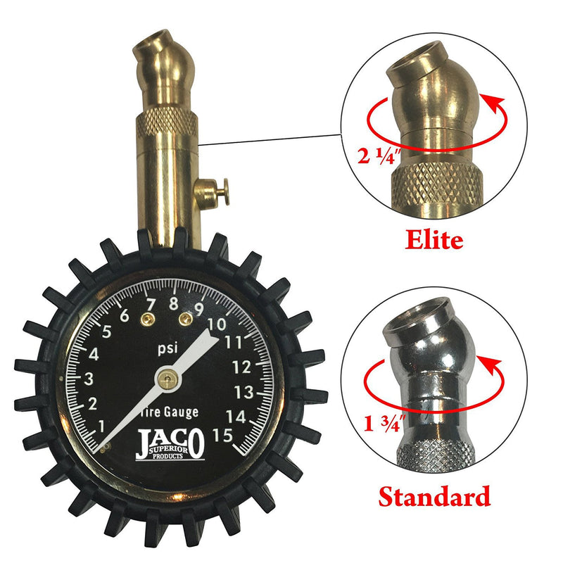 Load image into Gallery viewer, Elite® Low Pressure Tire Gauge - 15 PSI
