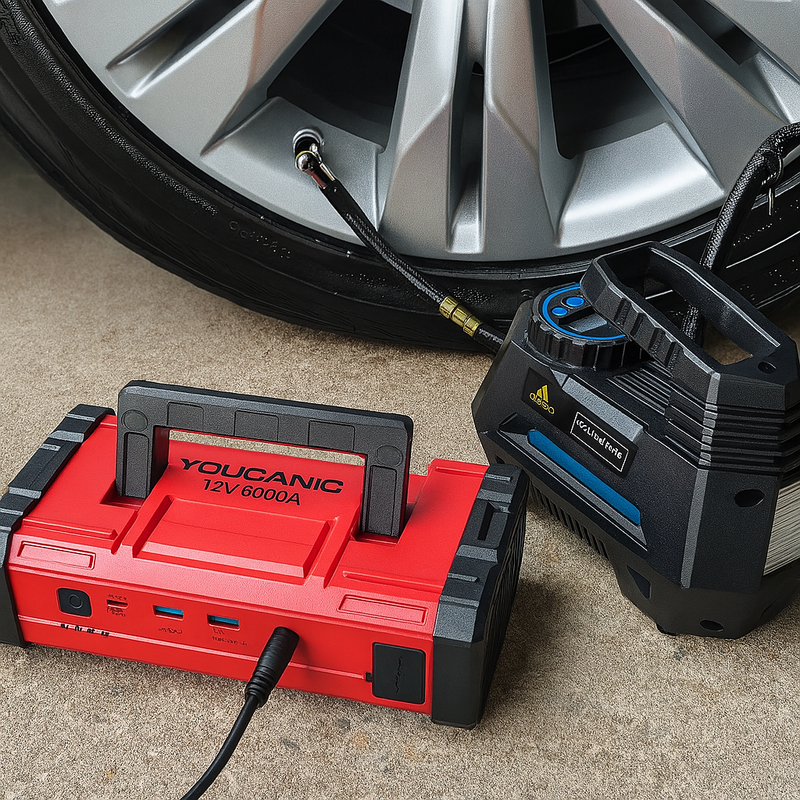 Load image into Gallery viewer, YOUCANIC Pro 6000A Jump Starter - Powerful Car Battery Booster, Power Bank, &amp; Smart Safety Features
