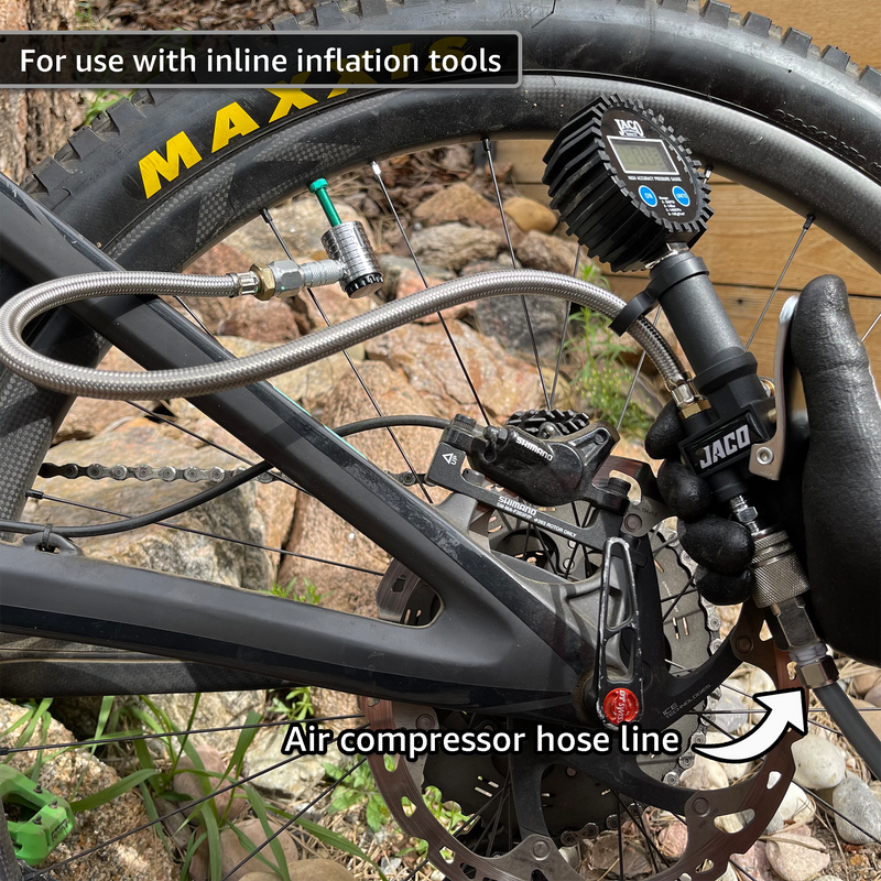 Load image into Gallery viewer, Lightning™ XP Locking Presta Air Chuck for Bike Tires - 1/4&quot; F-NPT (Presta Valves)
