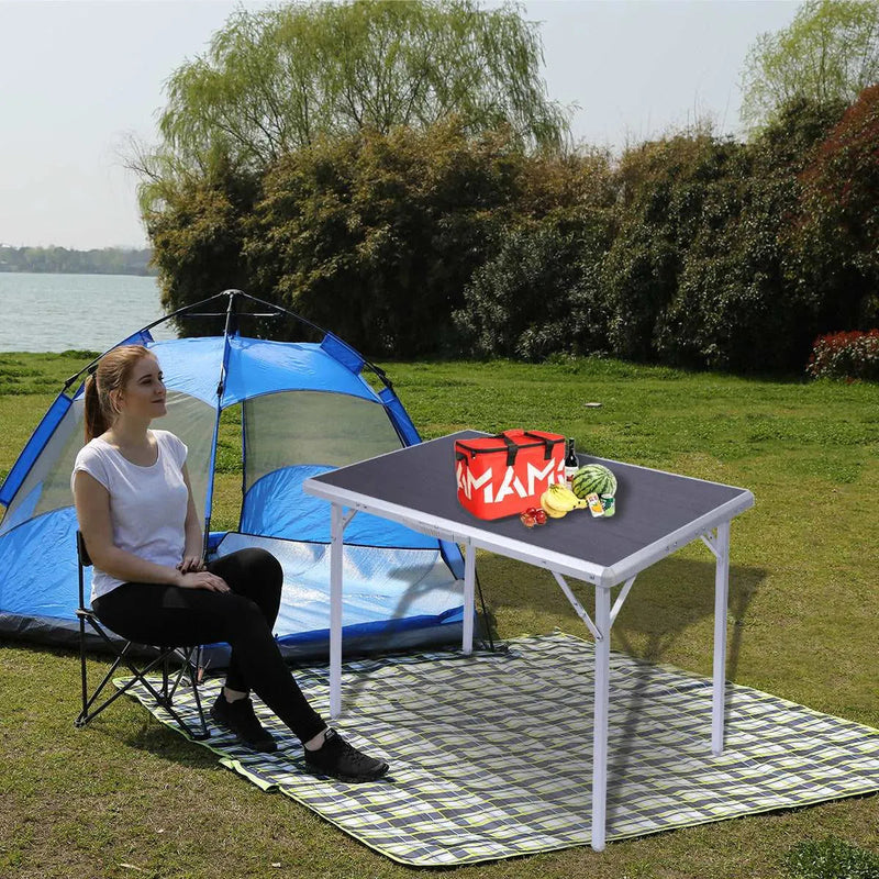 Load image into Gallery viewer, Aluminum Folding Camping Table with Collapsible Legs
