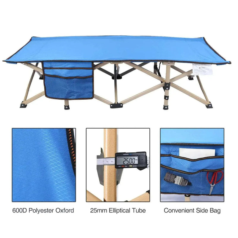 Load image into Gallery viewer, Folding Kids Cot for Sleeping,Blue Pink Navy
