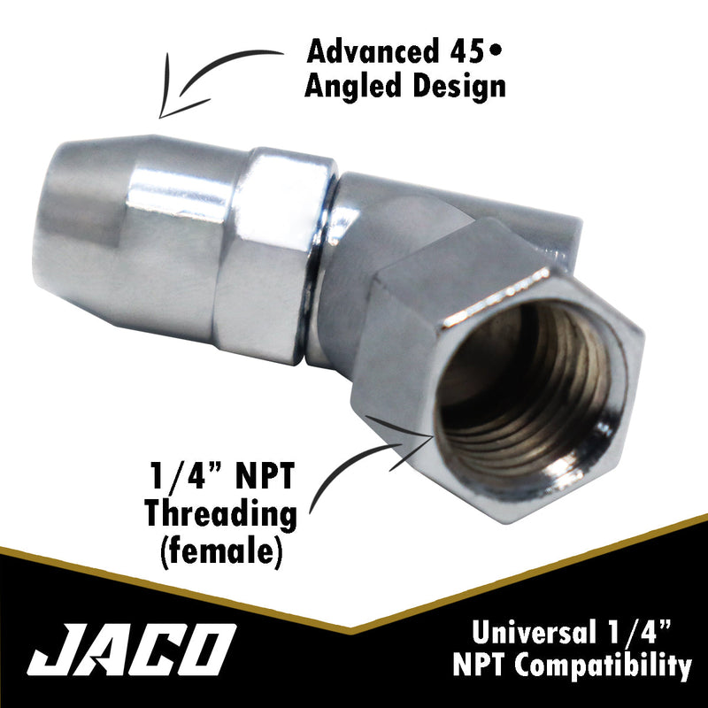 Load image into Gallery viewer, Advanced Angled Tire Air Chuck - 1/4&quot; NPT (2 Pack)
