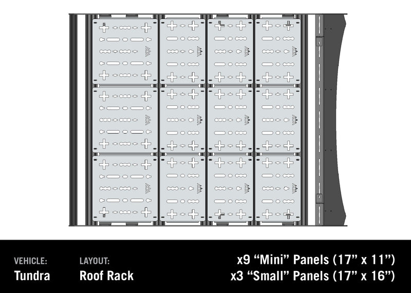 Load image into Gallery viewer, DRIFTR Roof Rack Deck Accessory Panels
