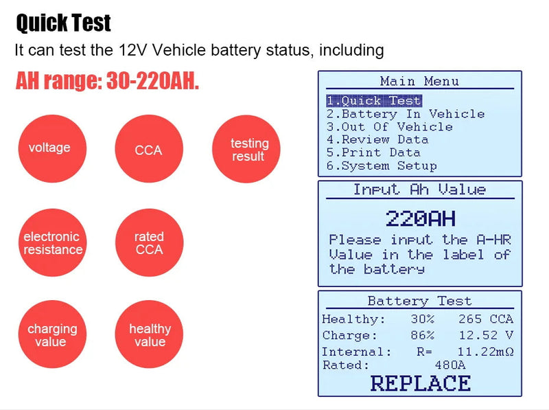 Load image into Gallery viewer, Voltcheck Pro | Digital Battery &amp; Charging System Tester Analyzer | UCAN-VOLT-II
