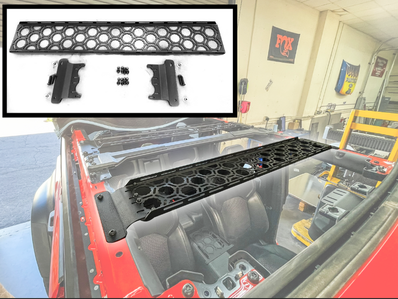Load image into Gallery viewer, Bronco Raptor 2022 + Inside Roof Mount (across front seats with short front panel) by Adapt-A-Panel
