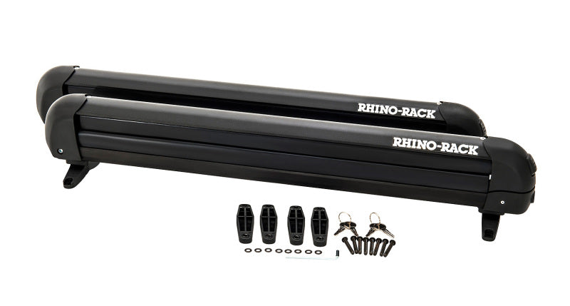 Load image into Gallery viewer, Rhino-Rack Universal Ski/Snowboard Carrier - Fits 6 Pairs of Skis or 4 Snowboards - Black
