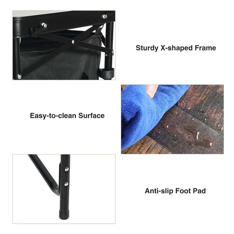 Load image into Gallery viewer, Portable Camping Kitchen Table with Storage Organizer for Outdoor
