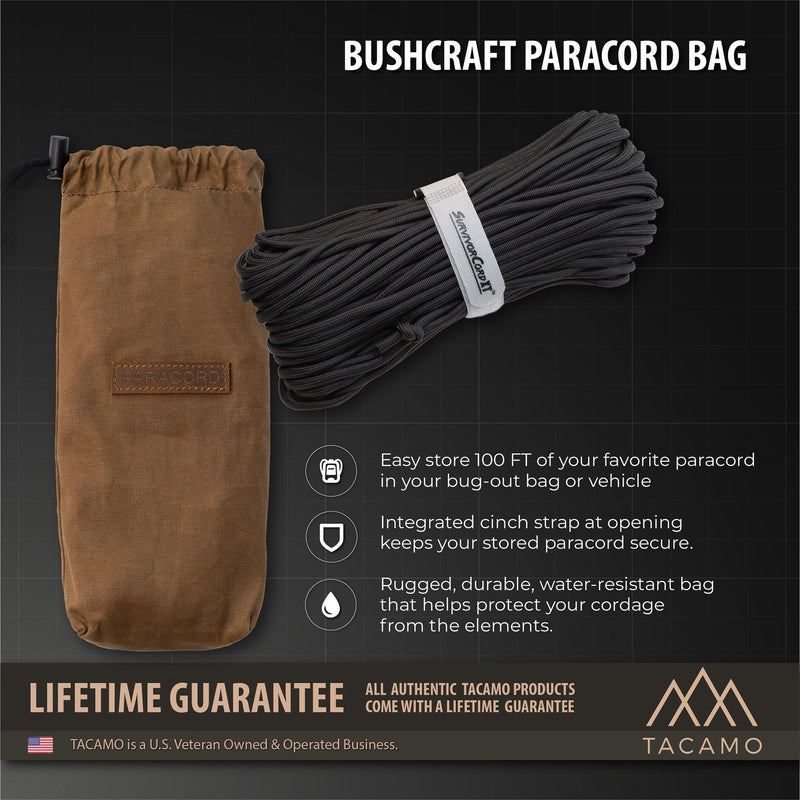 Load image into Gallery viewer, Canvas Bushcraft Bag for Paracord
