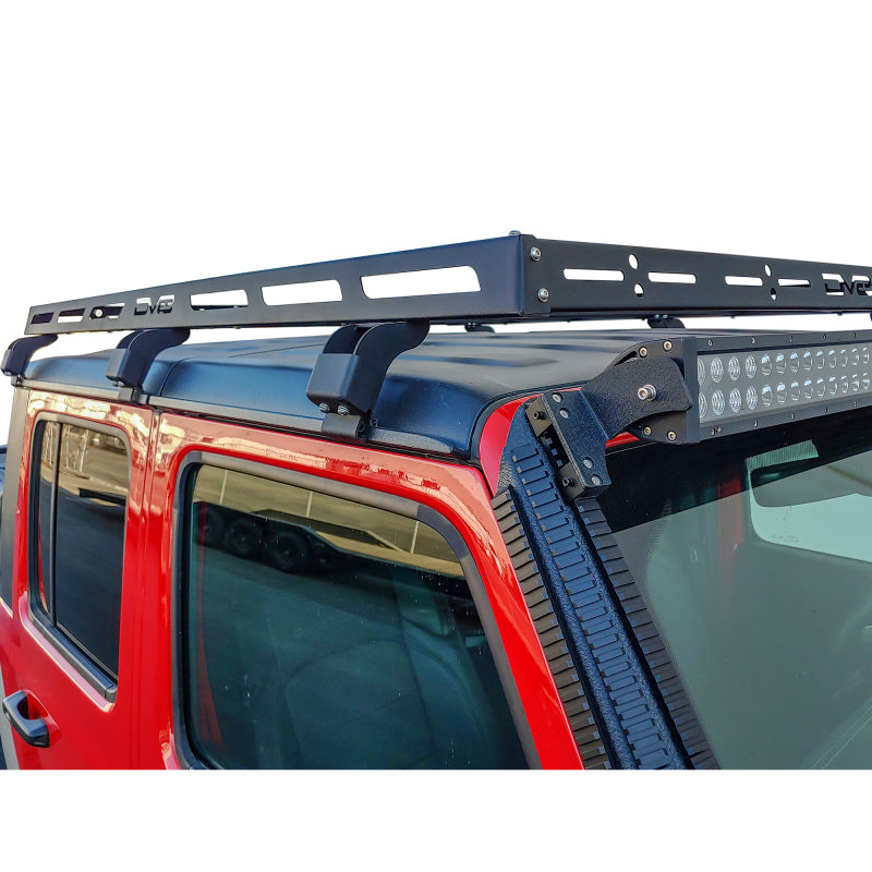 Load image into Gallery viewer, DV8 Offroad 07-18 Jeep Wrangler JK 4 DR / JL 2 DR &amp; JT / 18+ Gladiator Roof Rack
