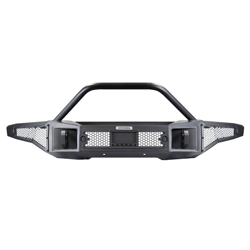 Load image into Gallery viewer, Go Rhino 21-24 Ford Bronco (2 and 4 Door) Rockline Full Width Bumper w/ Overrider Bar
