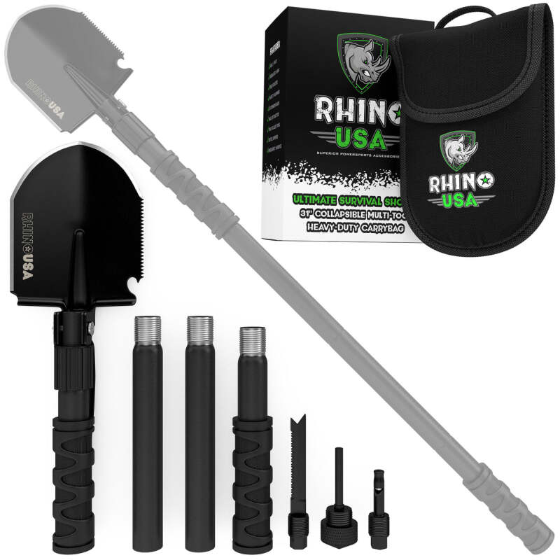 Load image into Gallery viewer, Rhino USA Ultimate Survival Shovel
