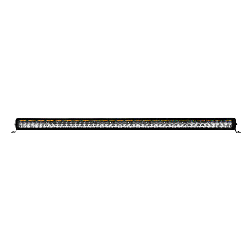 Load image into Gallery viewer, Go Rhino Universal Blackout Combo Series 50in Double Row LED Light Bar w/ Amber Lighting - Black
