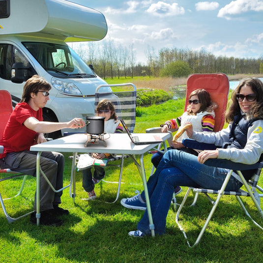 Portable 4000W Foldable Camping Stove with Ignition & Carry Case