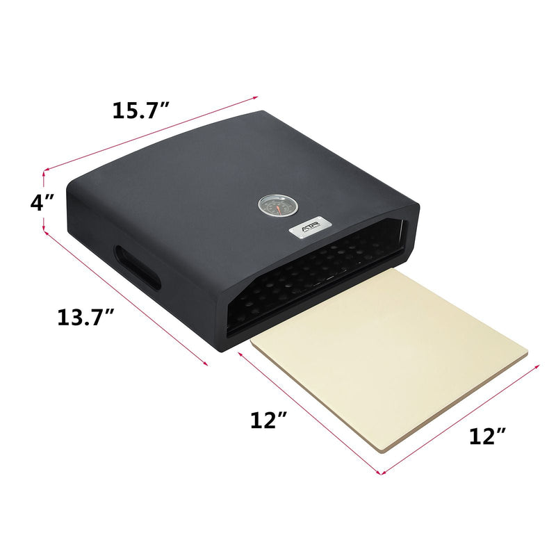 Load image into Gallery viewer, Portable Outdoor Pizza Oven – Gas Stove Top with Stone Included
