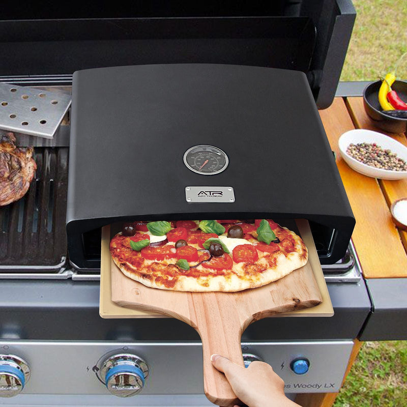 Load image into Gallery viewer, Portable Outdoor Pizza Oven – Gas Stove Top with Stone Included
